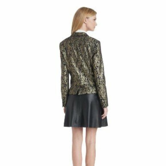 7 FOR ALL MANKIND Metallic Jacquard Blazer Sz. SM - Picture 4 of 15